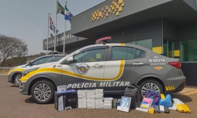 Polícia Rodoviária apreende 60 celulares e 22 perfumes sem nota fiscal no interior de SP | Itapetininga e Região