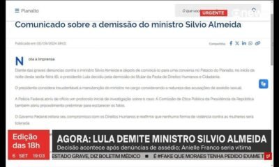 Lula demite Silvio Almeida após ministro ser acusado de assédio sexual | Política