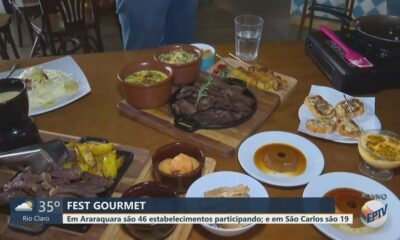 Fest Gourmet: Araraquara e São Carlos têm pratos entre R$ 34 e R$ 129 | São Carlos e Araraquara