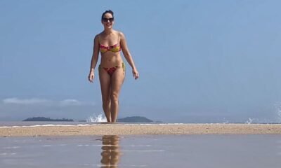 Adriana Birolli curte feriado em praia no Rio de Janeiro | Celebridades