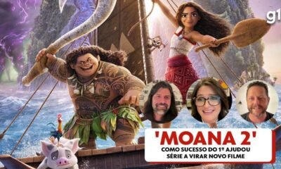 'Moana 2' faz 3ª maior estreia de 2024 no Brasil e 'Ainda estou aqui' bate 2 milhões de espectadores