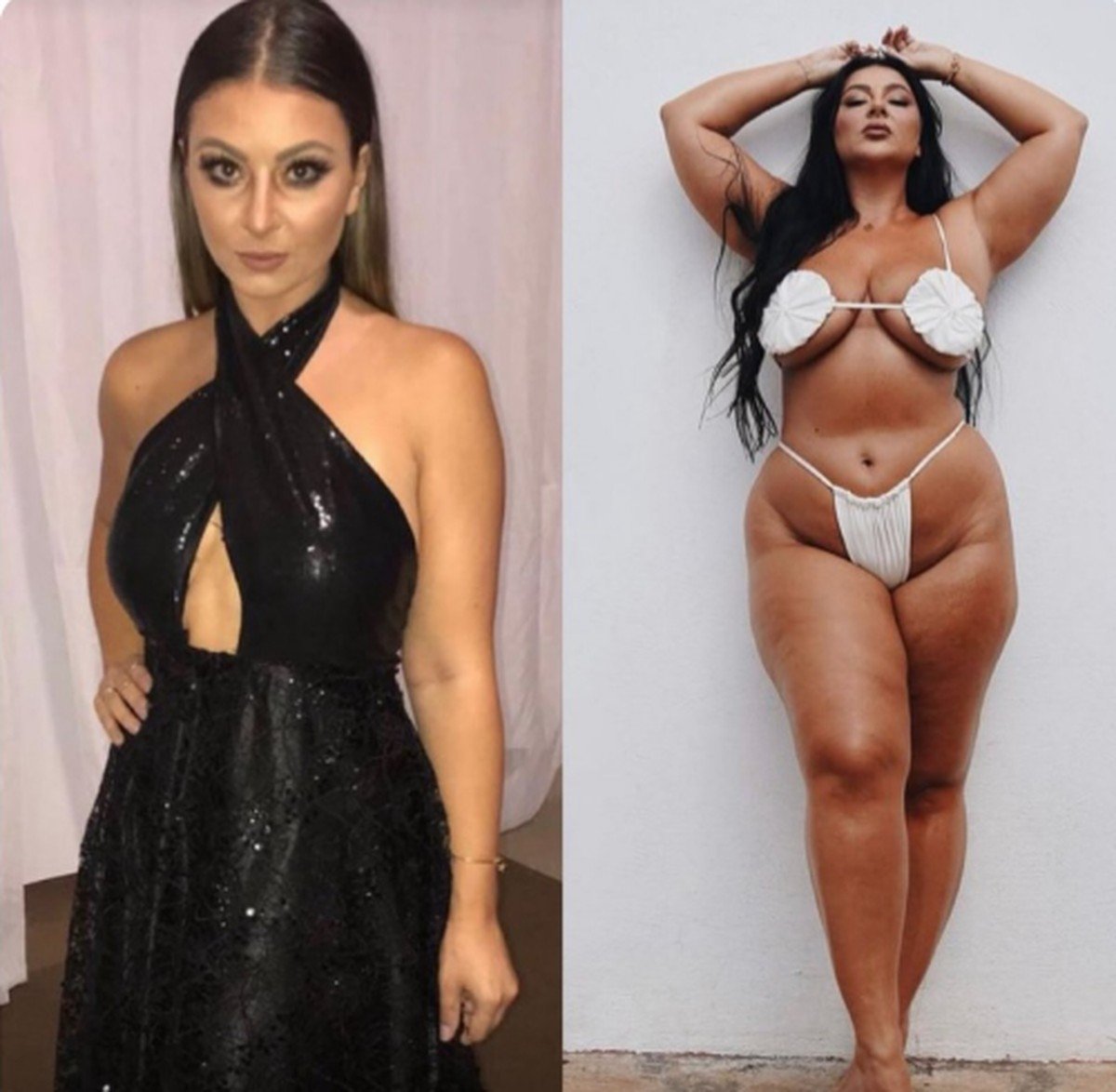 Letticia Munniz faz “antes e depois”, reflete sobre pressões pelo corpo e aconselha: “Seja você” | Celebridades