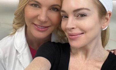 Lindsay Lohan exibe pele luminosa em selfie com sua dermatologista em Dubai | Celebridades