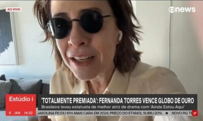 Chances de Fernanda Torres no Oscar aumentam depois de vitória no Globo de Ouro, segundo especialistas | Cinema