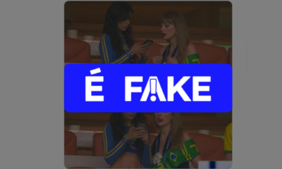 Celebridades e Esportes: É #FAKE que Taylor Swift e Camila Cabello estavam juntas em jogo da Seleção Brasileira