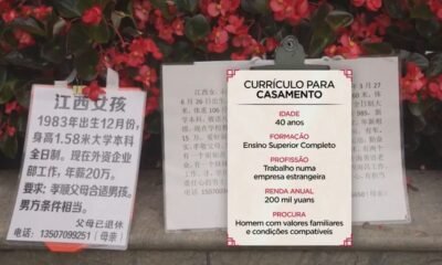 Na China: Pais Utilizam ‘Currículos’ em Mercados de Casamento para Encontrar Parceiros para Seus Filhos