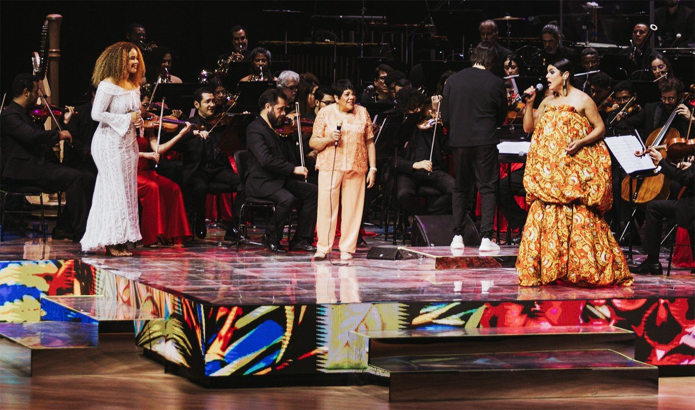 Concerto do Amor da OSBA: Rachel Reis, Rosa Passos e Assucena encantam na reabertura do Teatro Castro Alves