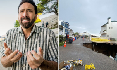Cratera Gigante na Mansão de Nicolas Cage em Malibu: Desabamento Causa Vazamento de Gás e Alertas Costeiros