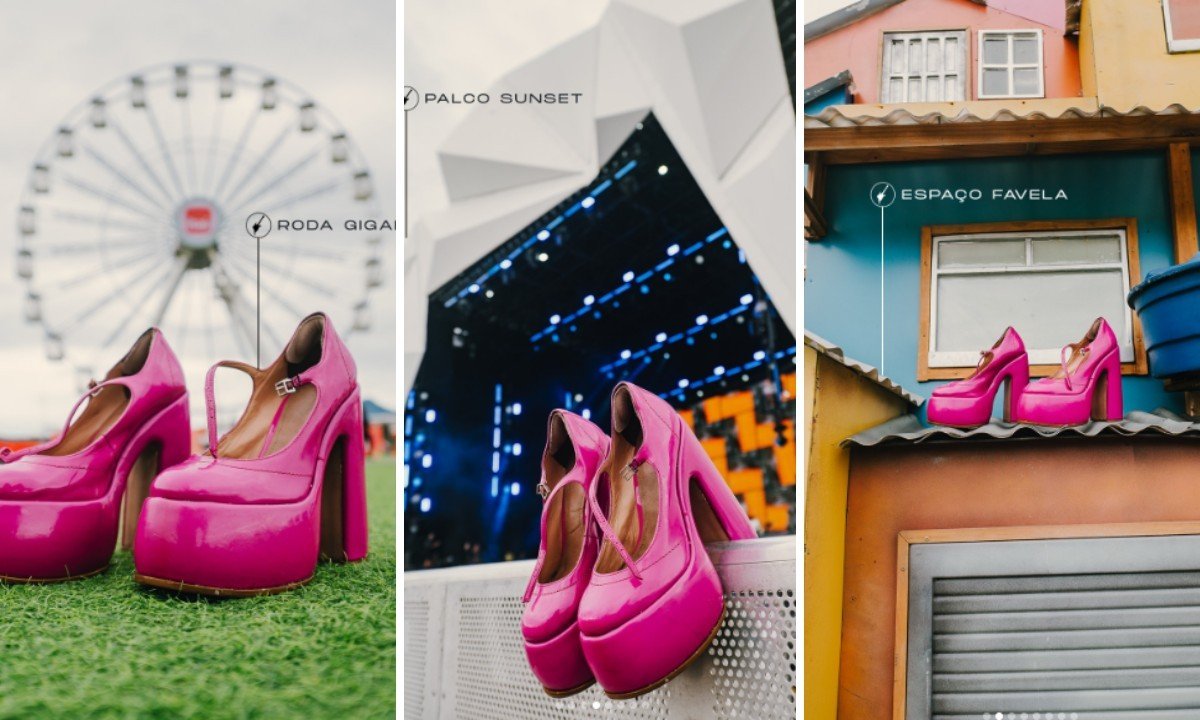 Cinderela do Rock in Rio: Mulher Resgata Sapato Rosa-Choque Perdido no Festival Cinderela do Rock in Rio: Mulher Resgata Sapato Rosa-Choque Perdido no Festival