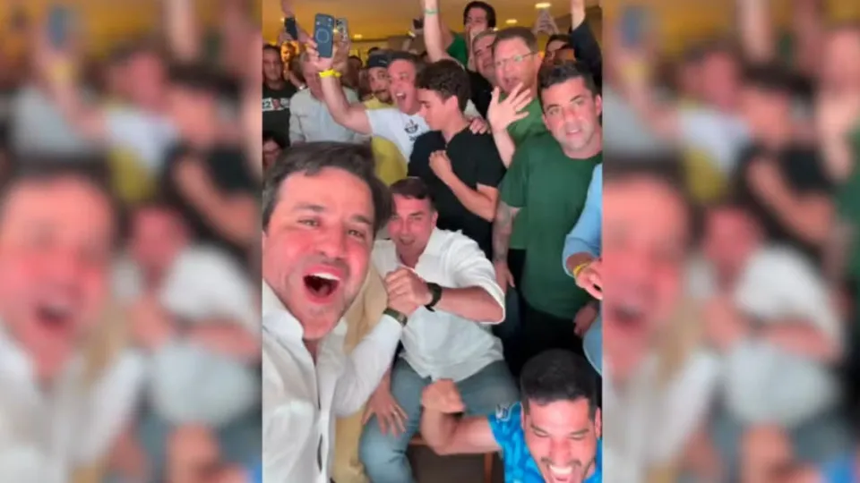 Viral Político: Marçal Documenta Celebração Prematura de Flávio Bolsonaro